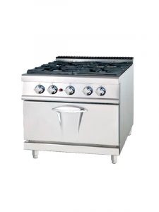 cocina industrial 4 fuegos con horno