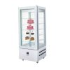 Vitrina Expositora Congelación 4 Caras De Cristal Pastelería Y Heladería