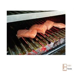 Parrilla Acanalada Horno Brasa Pira 70 LUX con salmon